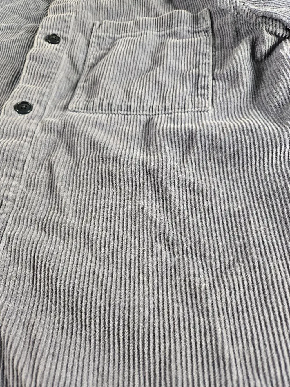 Banana Republic Shirt Mens Medium Blue Corduroy Long Sleeve Button Up Casual